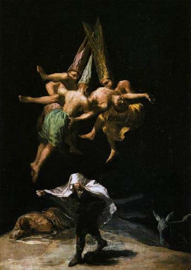 Francisco de goya y Lucientes Witches in the Air China oil painting art